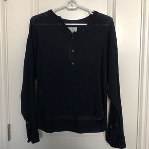 Lou & Grey Navy blue blouse/tunic